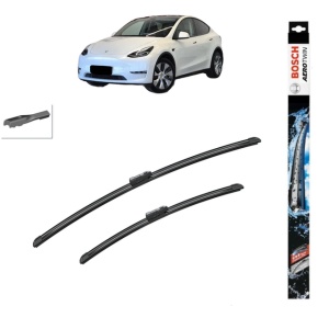 Set stergatoare auto TESLA MODEL Y (5YJY) din 2019-2024, Bosch Aerotwin, din cauciuc siliconat rezistent