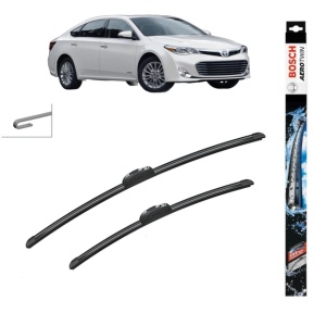 Set stergatoare auto TOYOTA AVALON Saloon (_X4_) din 2012-2018, Bosch Aerotwin Retrofit, din cauciuc siliconat rezistent