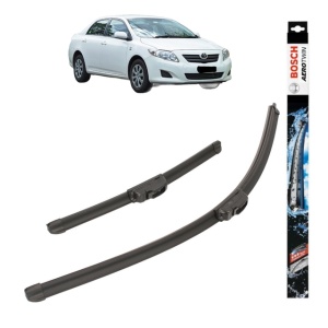 Set stergatoare auto TOYOTA COROLLA Saloon (_E15_) din 2006-2014, Bosch Aerotwin Retrofit, din cauciuc siliconat rezistent
