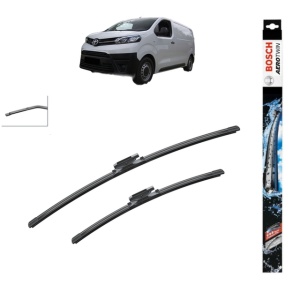 Set stergatoare auto TOYOTA PROACE Platform/Chassis (MDZ_) din 2016-2025, Bosch Aerotwin, din cauciuc siliconat rezistent - Img 1