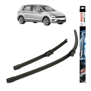 Set stergatoare auto VOLKSWAGEN GOLF SPORTSVAN VII (AM1, AN1) din 2014-2020, Bosch Aerotwin, din cauciuc siliconat rezistent - Img 1