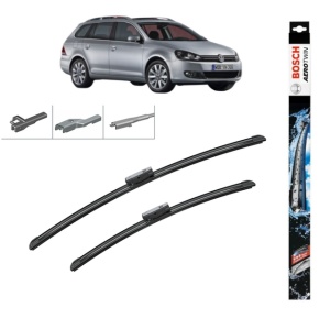 Set stergatoare auto VOLKSWAGEN GOLF VAN VI Variant (AJ5) din 2009-2014, Bosch Aerotwin Multi, din cauciuc siliconat rezistent