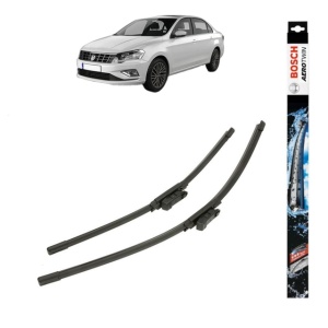 Set stergatoare auto VOLKSWAGEN JETTA IV (162, 163, AV3, AV2) din 2010-2018, Bosch Aerotwin, din cauciuc siliconat rezistent