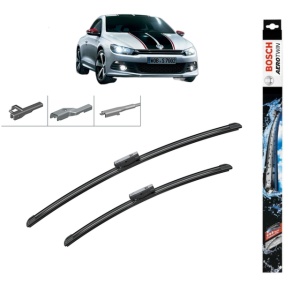 Set stergatoare auto VOLKSWAGEN SCIROCCO Van (137) din 2008-2014, Bosch Aerotwin Multi, din cauciuc siliconat rezistent