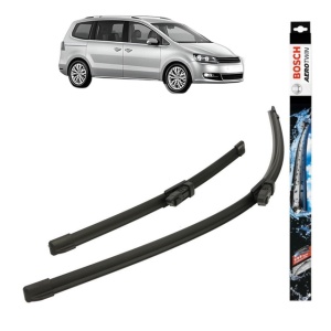 Set stergatoare auto VOLKSWAGEN SHARAN (7N1, 7N2) din 2010-2022, Bosch Aerotwin, din cauciuc siliconat rezistent