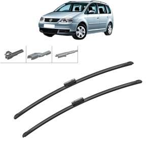Set stergatoare auto VOLKSWAGEN TOURAN Box Body/MPV (1T1, 1T2) din 2003-2010, Bosch Aerotwin Multi, din cauciuc siliconat rezistent - Img 8