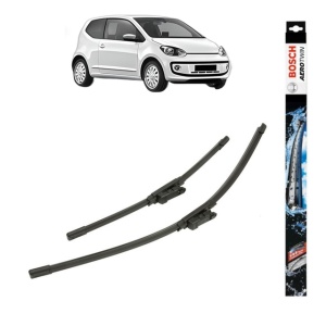Set stergatoare auto VOLKSWAGEN UP! (121, 122, BL1, BL2, BL3, 123) din 2011-2023, Bosch Aerotwin, din cauciuc siliconat rezistent