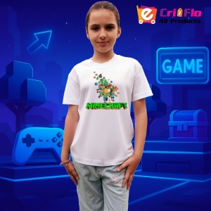 Tricou Minecraft Arc De Lemn Tricou Alb Copii | Dama | Barbat - Img 294