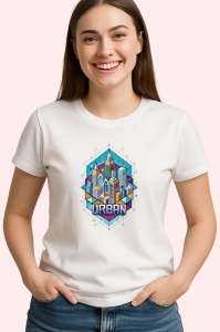 Tricou Oras Urban Design Poligonal, Copii | Dama | Barbat - Img 4