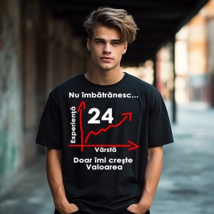 Tricou personalizat pentru barbati, Nu imbatranesc doar imi creste valoarea - Img 7