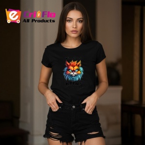 Tricou Who are you kittin mesaj amuzant pisica cu atitudine, Copii | Dama | Barbat , tricou negru - Img 7