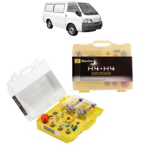 Kit trusa Set becuri H4 compatibila cu MAZDA E Van (SR2) din 1985-2003, bec far, semnalizare , pozitie, iluminare numar, frana, plafoniera, stop frana
