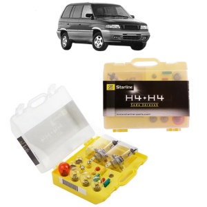 Kit trusa Set becuri H4 compatibila cu MAZDA MPV I (LV) din 1988-1999, bec far, semnalizare , pozitie, iluminare numar, frana, plafoniera, stop frana