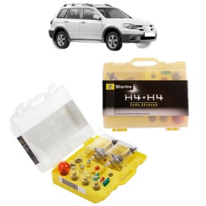 Kit trusa Set becuri H4 compatibila cu MITSUBISHI OUTLANDER I (CU_W) din 2001-2007, bec far, semnalizare , pozitie, iluminare numar, frana, plafoniera, stop frana
