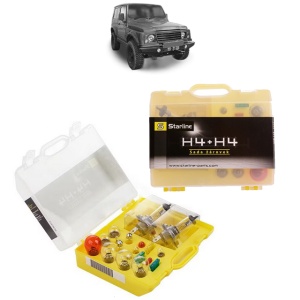 Kit trusa Set becuri H4 compatibila cu SUZUKI SAMURAI Closed Off-Road Vehicle (SJ_) din 1988-2004, bec far, semnalizare , pozitie, iluminare numar, frana, plafoniera, stop frana