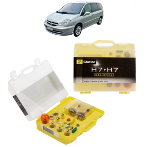 Kit trusa Set becuri H7 compatibila cu CITROEN C8 Van (EA_, EB_) din 2003-2011, bec far, semnalizare , pozitie, iluminare numar, frana, plafoniera, stop frana