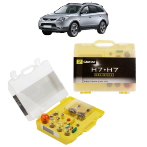 Kit trusa Set becuri H7 compatibila cu HYUNDAI ix55 din 2007-2012, bec far, semnalizare , pozitie, iluminare numar, frana, plafoniera, stop frana