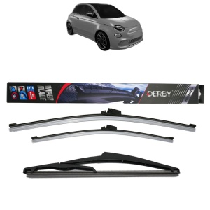 Set 3 stergatoare ABARTH 500E Hatchback (332_) din 2023, Derby, din cauciuc siliconat rezistent
