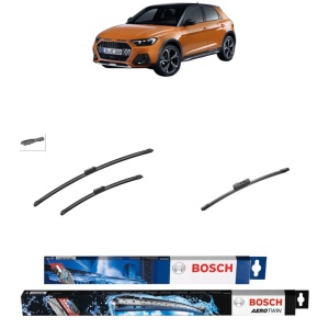Set 3 stergatoare AUDI A1 City Carver (GBH) din 2019-2022, Bosch Aerotwin, din cauciuc siliconat rezistent