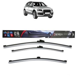 Set 3 stergatoare AUDI Q5 Van (8RB) din 2008-2017, Derby, din cauciuc siliconat rezistent