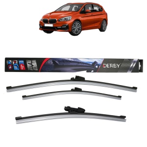 Set 3 stergatoare BMW 2 Gran Tourer Van (F46) din 2014-2017, Derby, din cauciuc siliconat rezistent - Img 1