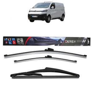 Set 3 stergatoare CITROEN JUMPY III Van (V_) din 2016-2025, Derby, din cauciuc siliconat rezistent