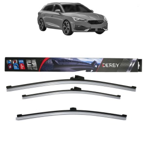 Set 3 stergatoare CUPRA LEON Sportstourer (KL8, KU8, KUD) din 2020-2025, Derby, din cauciuc siliconat rezistent