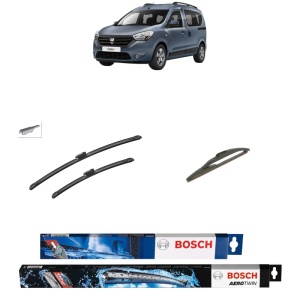 Set 3 stergatoare DACIA DOKKER Box Body/MPV din 2012-2021, Bosch Aerotwin, din cauciuc siliconat rezistent