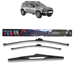 Set 3 stergatoare DACIA DUSTER (HS_) din 2010-2018, Derby, din cauciuc siliconat rezistent