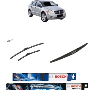 Set 3 stergatoare DODGE CALIBER din 2006-2011, Bosch Aerotwin Retrofit, din cauciuc siliconat rezistent