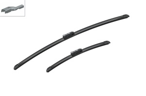Set 3 stergatoare FIAT 500X (334_) din 2014-2022, Bosch Aerotwin, din cauciuc siliconat rezistent - Img 3