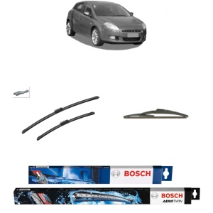 Set 3 stergatoare FIAT BRAVO Van (198_) din 2008-2014, Bosch Aerotwin, din cauciuc siliconat rezistent