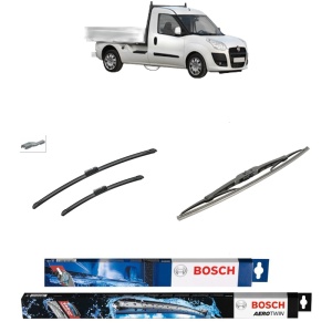 Set 3 stergatoare FIAT DOBLO Platform/Chassis (263_) din 2010-2023, Bosch Aerotwin, din cauciuc siliconat rezistent