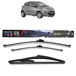 Set 3 stergatoare FORD KA (RU8) din 2008-2016, Derby, din cauciuc siliconat rezistent