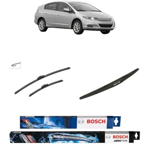 Set 3 stergatoare HONDA INSIGHT (ZE_) din 2009-2013, Bosch Aerotwin Retrofit, din cauciuc siliconat rezistent