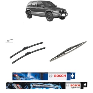 Set 3 stergatoare KIA SPORTAGE SUV (K00) din 1994-2003, Bosch Aerotwin Retrofit, din cauciuc siliconat rezistent
