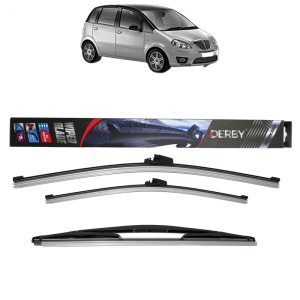Set 3 stergatoare LANCIA MUSA (350_) din 2004-2012, Derby, din cauciuc siliconat rezistent