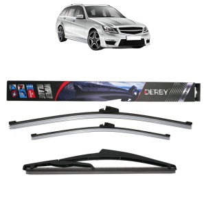 Set 3 stergatoare MERCEDES-BENZ C-CLASS T-Model (S204) din 2007-2014, Derby, din cauciuc siliconat rezistent