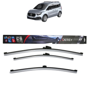 Set 3 stergatoare MERCEDES-BENZ CITAN Tourer (W420) din 2021-2023, Derby, din cauciuc siliconat rezistent