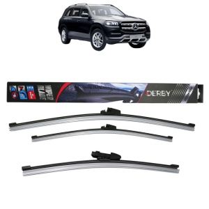 Set 3 stergatoare MERCEDES-BENZ GLS (X167) din 2019-2023, Derby, din cauciuc siliconat rezistent - Img 1