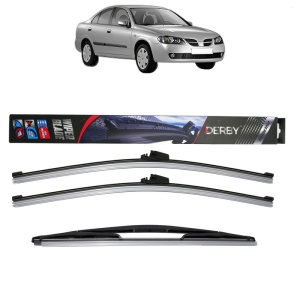Set 3 stergatoare NISSAN ALMERA II (N16) din 2000-2006, Derby, din cauciuc siliconat rezistent