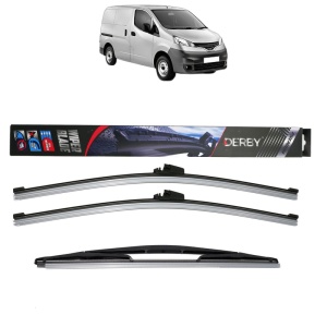 Set 3 stergatoare NISSAN NV200 Van din 2010-2014, Derby, din cauciuc siliconat rezistent