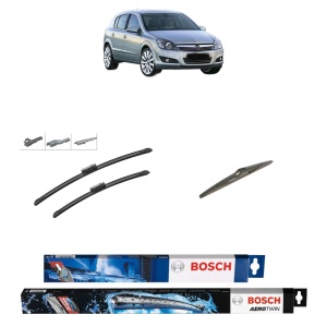 Set 3 stergatoare OPEL ASTRA H CLASSIC Hatchback (A04) din 2009, Bosch Aerotwin Multi, din cauciuc siliconat rezistent