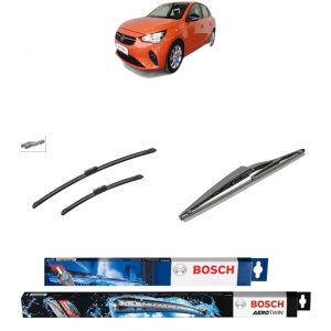 Set 3 stergatoare OPEL CORSA F (P2JO) din 2019-2023, Bosch Aerotwin, din cauciuc siliconat rezistent
