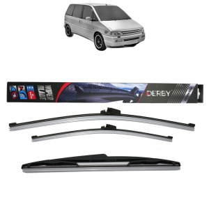 Set 3 stergatoare PEUGEOT 806 (221) din 1994-2002, Derby, din cauciuc siliconat rezistent