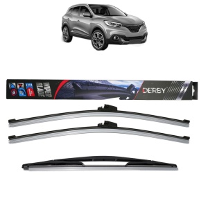 Set 3 stergatoare RENAULT KADJAR (HA_, HL_) din 2015-2021, Derby, din cauciuc siliconat rezistent