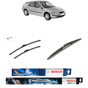 Set 3 stergatoare RENAULT LAGUNA II (BG0/1_) din 2001-2007, Bosch Aerotwin Retrofit, din cauciuc siliconat rezistent