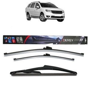 Set 3 stergatoare RENAULT LOGAN II Estate (K8_) din 2017-2020, Derby, din cauciuc siliconat rezistent