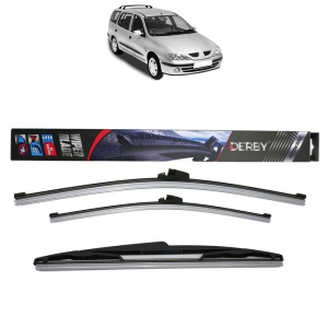 Set 3 stergatoare RENAULT MEGANE I Grandtour (KA0/1_) din 1999-2003, Derby, din cauciuc siliconat rezistent