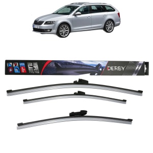 Set 3 stergatoare SKODA OCTAVIA III Combi (5E5, 5E6) din 2012-2020, Derby, din cauciuc siliconat rezistent